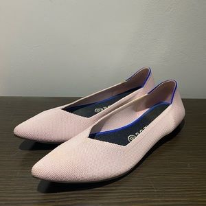Rothy’s Petal Pink Point Toe Retired Flat